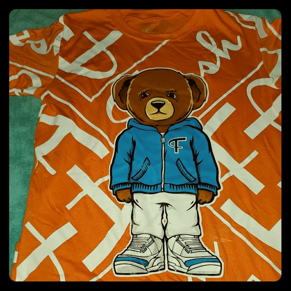 Fresh Vibes bear hoodie t shirt - Picture 1 of 3